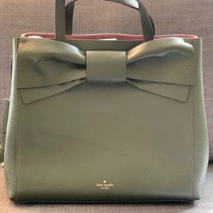 Green Kate Spade handbag
